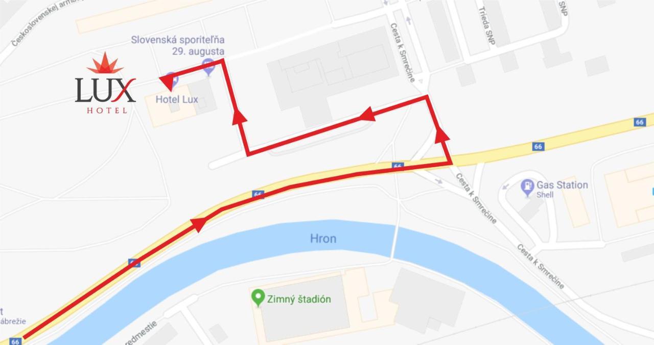 Hotel Lux Banská Bystrica Eksteriør bilde